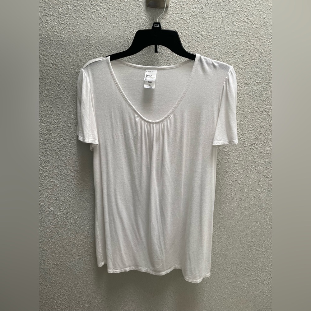 ❤️‍🔥3/$27❤️‍🔥Women's “Just My Size” White Tunic Top - Size 1X (16W) - NWOT